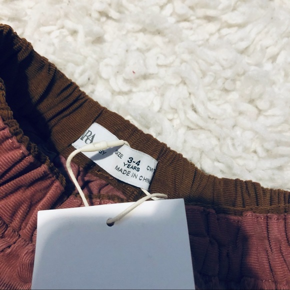 NWT Zara Toddler Girl Dusty Pink skirt 3/4 - Picture 2 of 3